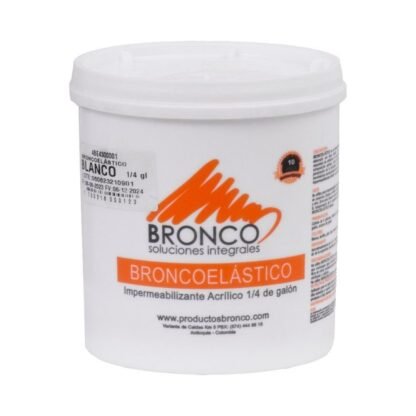 Impermeabilizante acrilico 10 años broncoelastico cuarto blanco