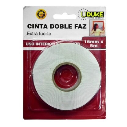 Cinta doble faz uduke 5 mts 1.5mm