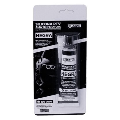 Silicona uduke 50 ml rtv negra alta temperatura automotriz