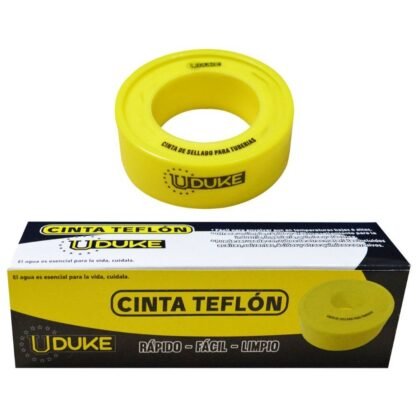 Cinta teflon industrial uduke 3/4 x15 mts (caja x 5)