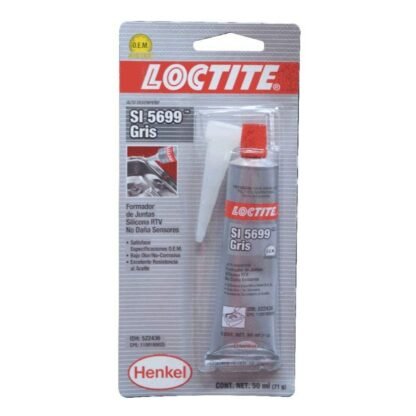 Silicona loctite 50 gris automotriz