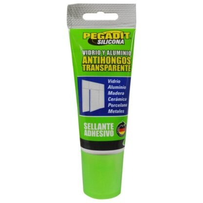 Silicona pegadit afix 50ml transparente vidrio y aluminio