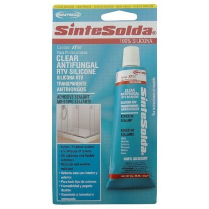 Silicona sinteco 28ml transparente antihongos