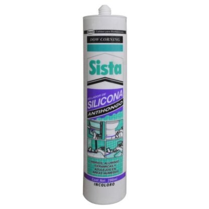 Silicona tubo sista dow corning transparente antihongos 280 ml