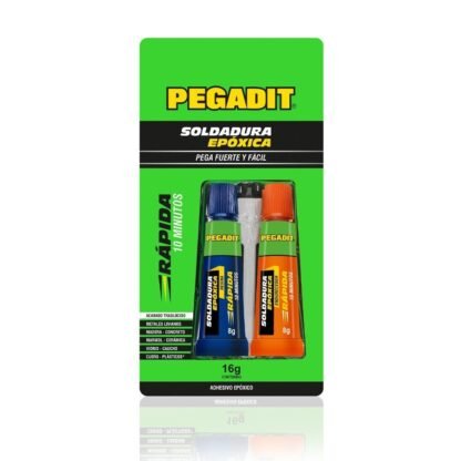 Soldadura epoxica 16 gr rapida 10 minutos pegadit