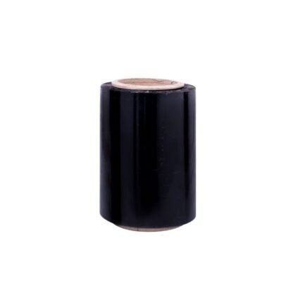 Stresh polifilm (plastico de embalaje) ancho 16 cm - cal 8 x 300 mtrs negro