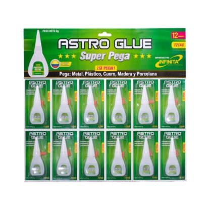 Super pega astro glue carton x 12 pcs (8 grs)